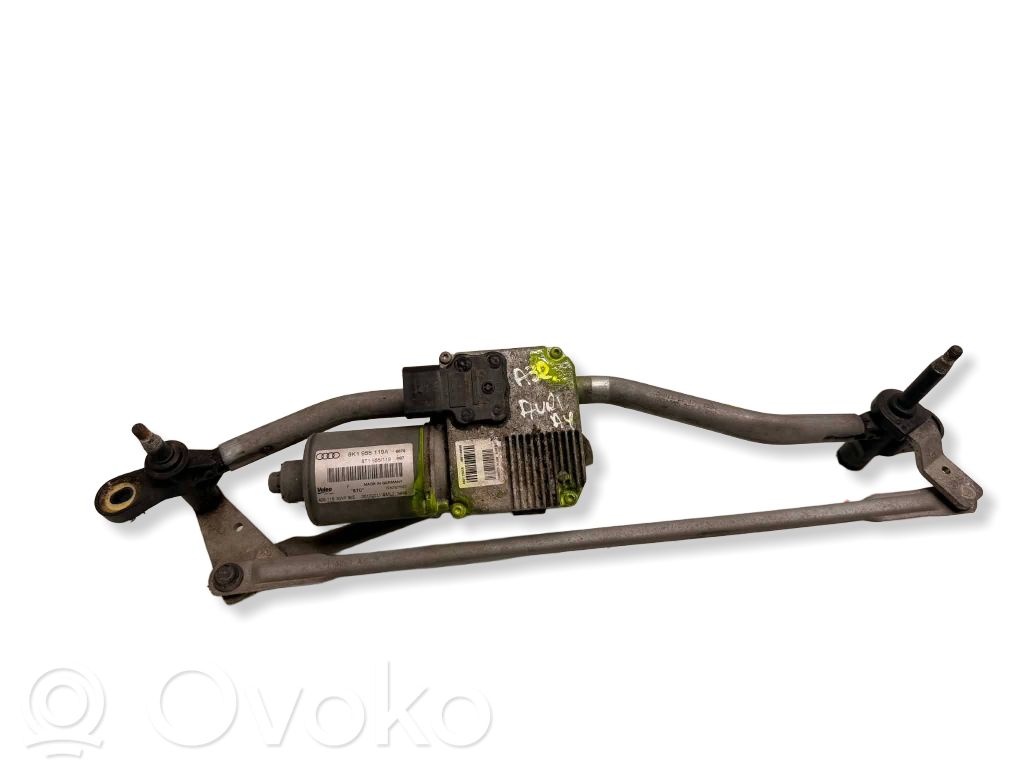 Audi A4 S4 B8 8K Wischergestänge Wischermotor vorne 