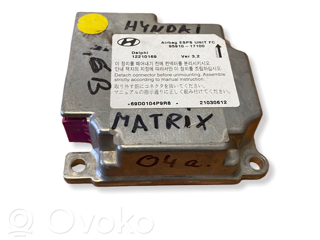 Hyundai Matrix Airbag control unit/module 