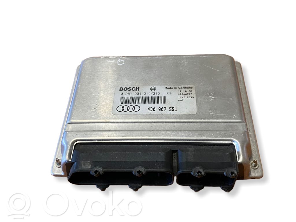 Engine control unit/module   0261204214,26SA4715,4D0907551