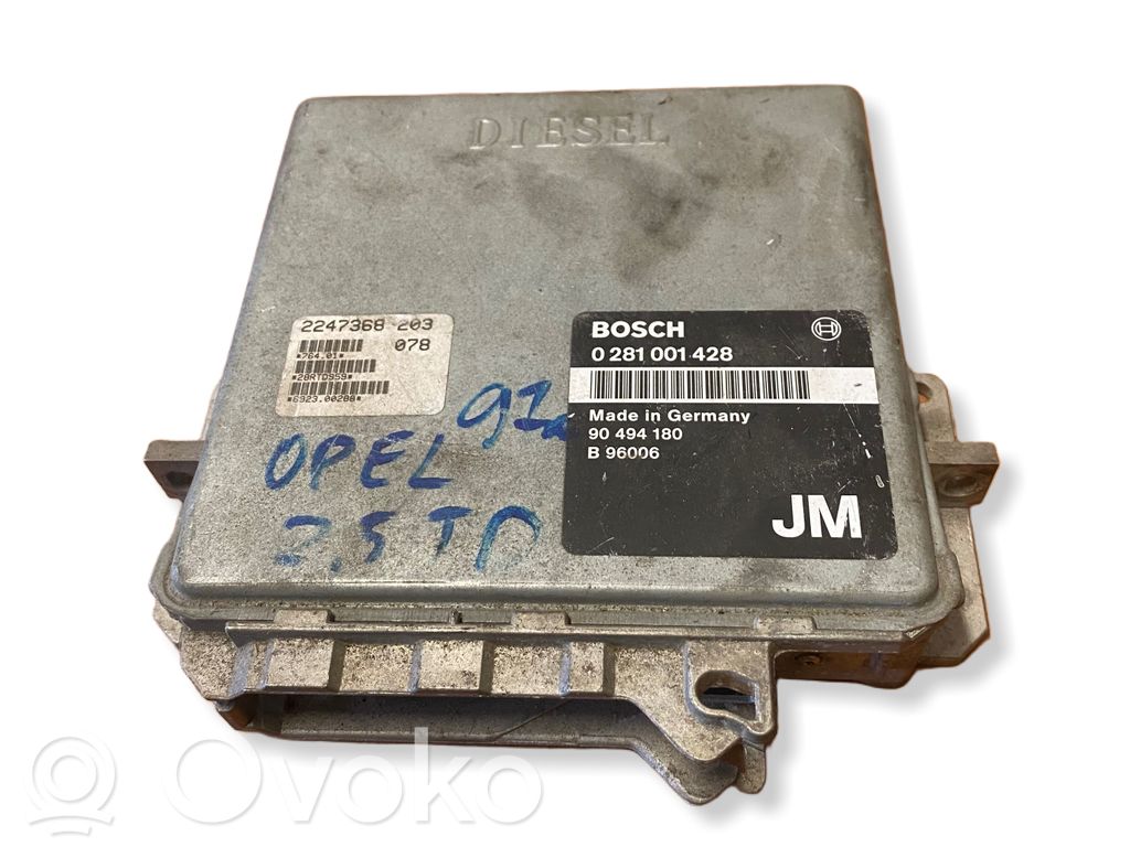 Engine control unit/module   0281001428,90494180,B96006