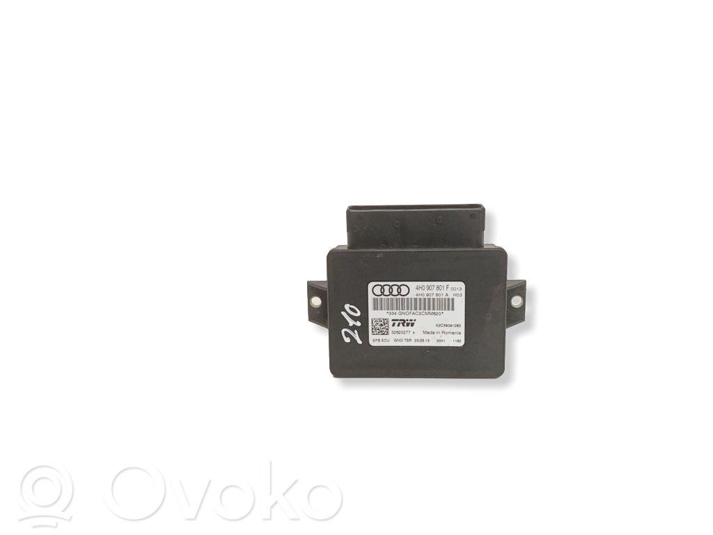 Hand brake control module   4H0907801A,32620277,4H0907801,4H0907801F,A2C58091263