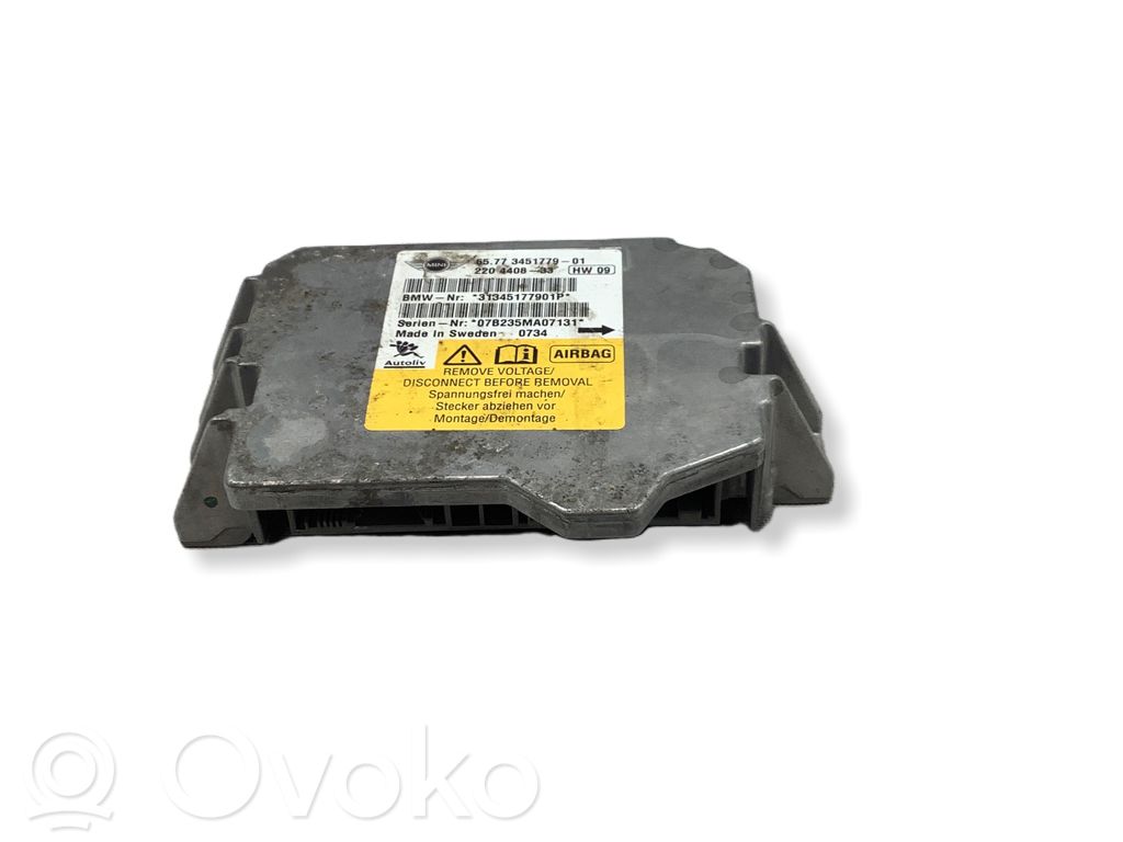 Mini One - Cooper Coupe R56 Airbag control unit/module 