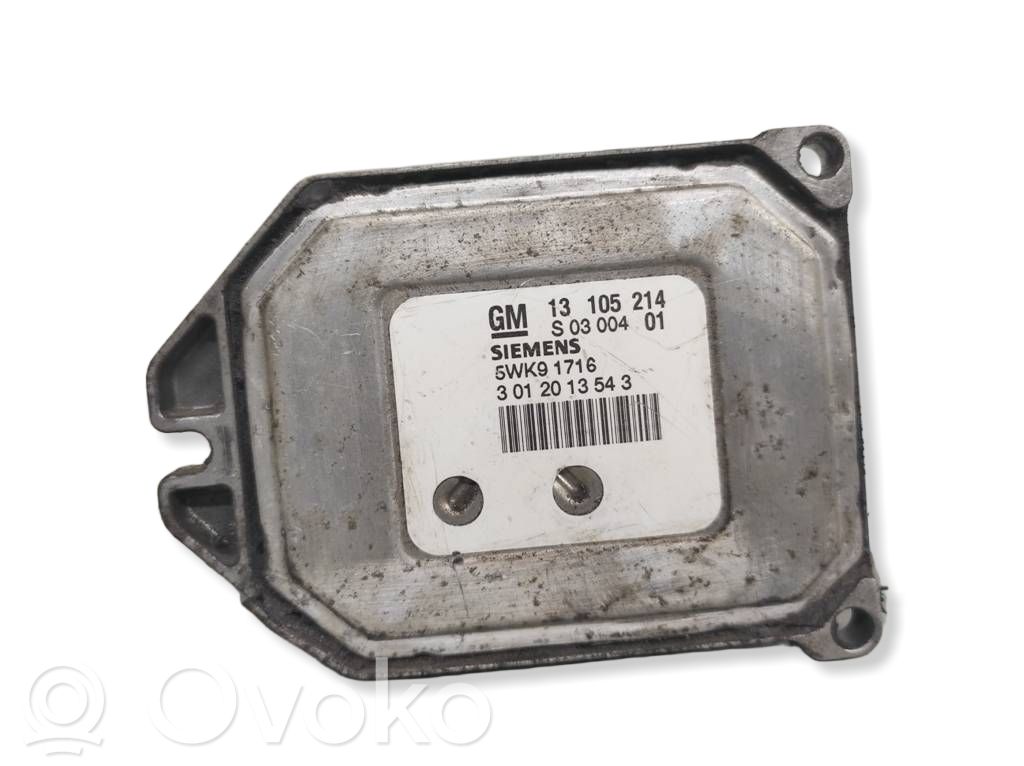 Opel Meriva A Engine ECU kit and lock set 