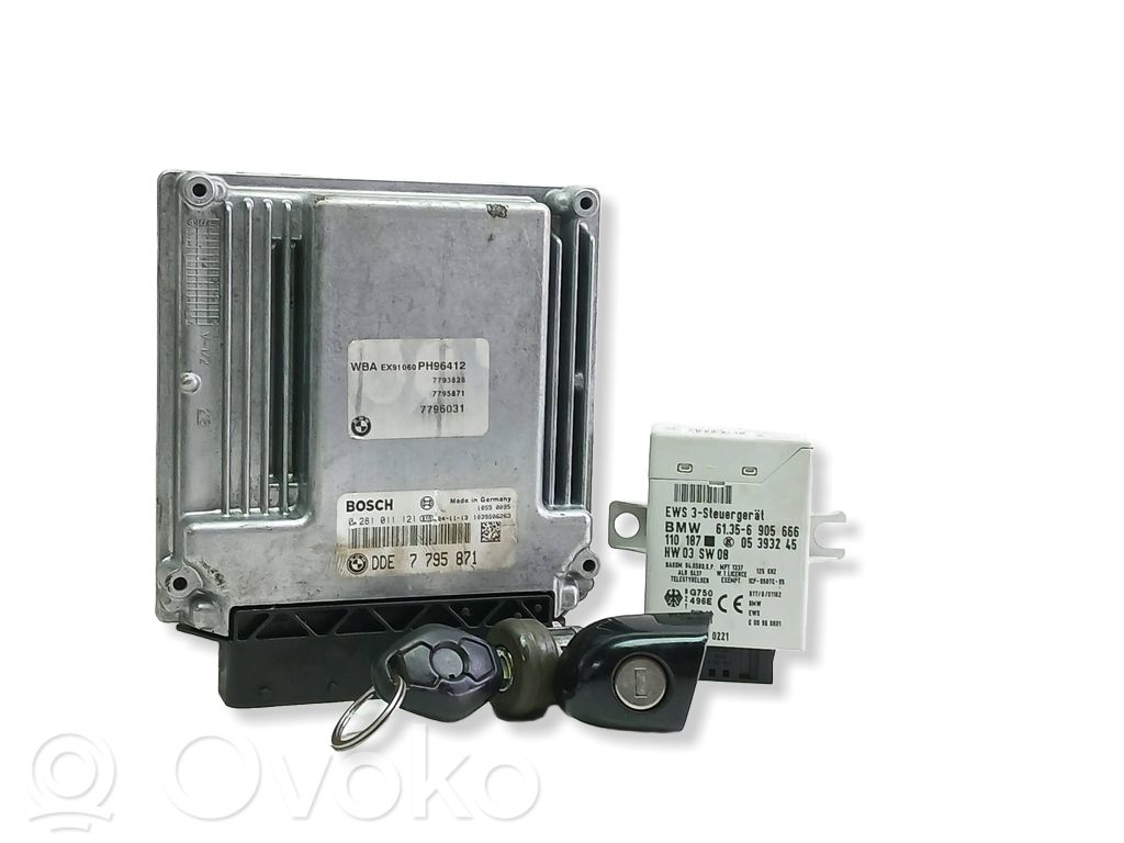 BMW 3 E46 Engine ECU kit and lock set 