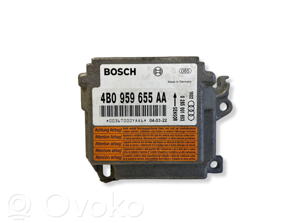 Airbag control unit/module   4B0959655AA