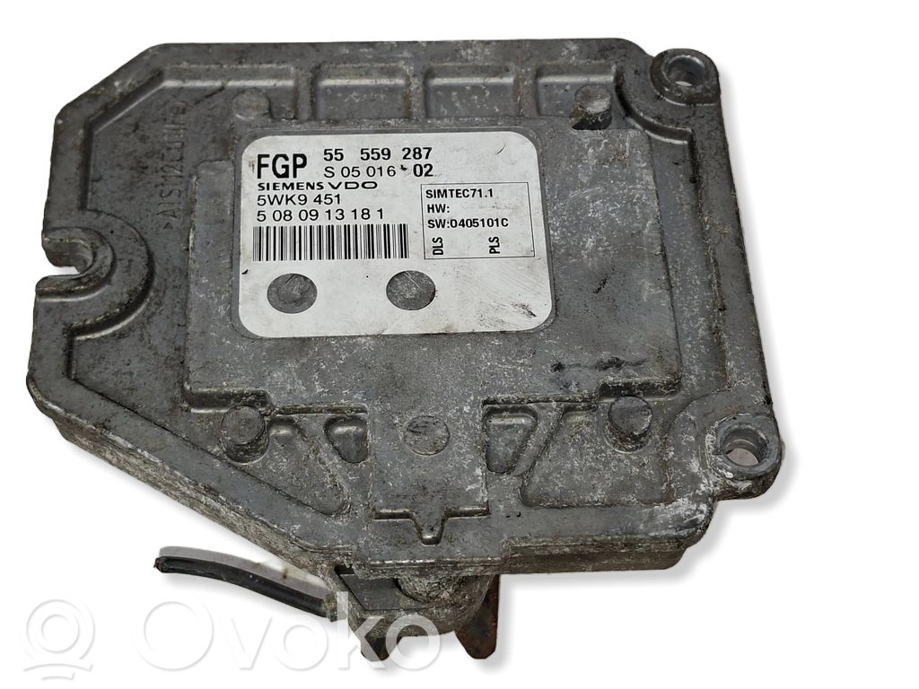Komputer / Sterownik ECU silnika   55559287,5WK9451,5080913181