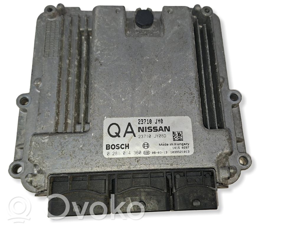 Nissan Qashqai Engine control unit/module 