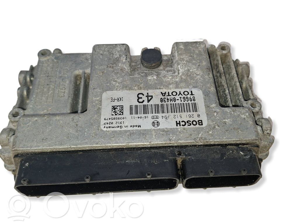 Toyota Aygo AB40 Engine control unit/module 