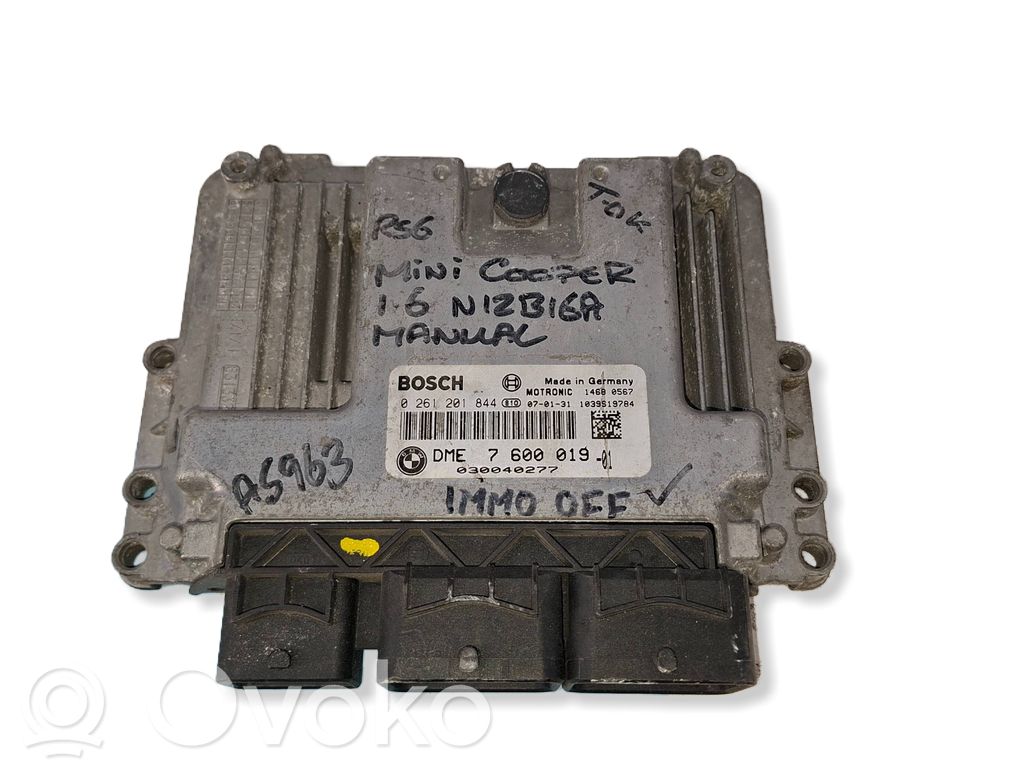 Mini One - Cooper Coupe R56 Engine control unit/module 