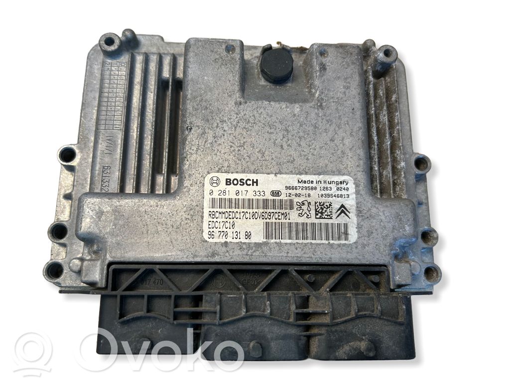Peugeot 208 I Engine control unit/module 