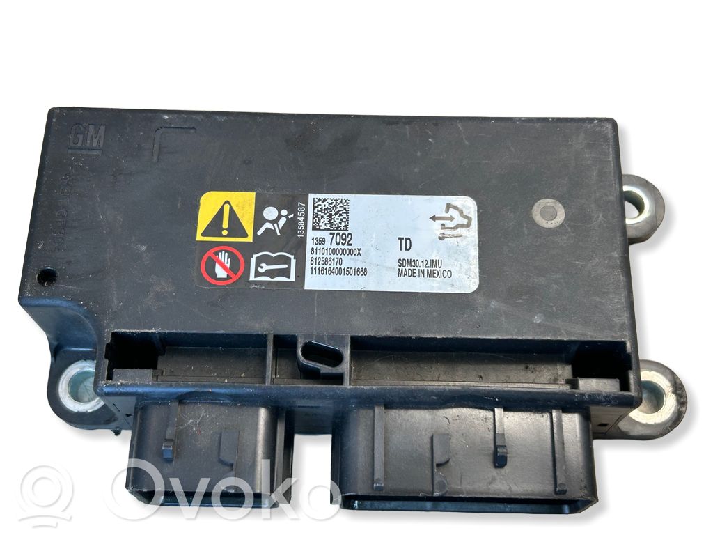 Opel Corsa E Airbag control unit/module 
