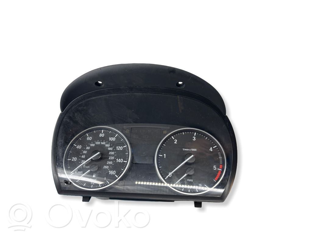 BMW 3 E92 E93 Spidometrs (instrumentu panelī) 