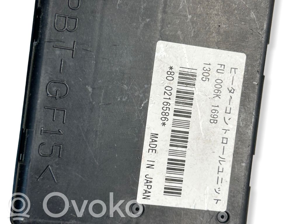 Other control units/modules   FU006K169B,800216586