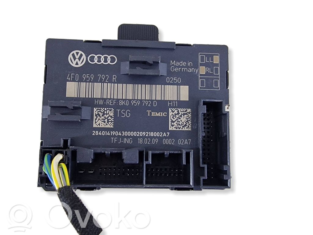 Unidad de control/módulo de la puerta   4F0959792R