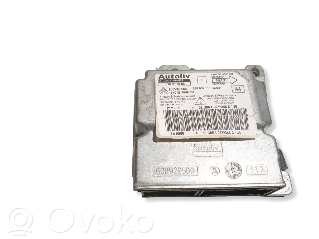 Citroen C4 I Picasso Unitate/modul de comandă airbaguri 