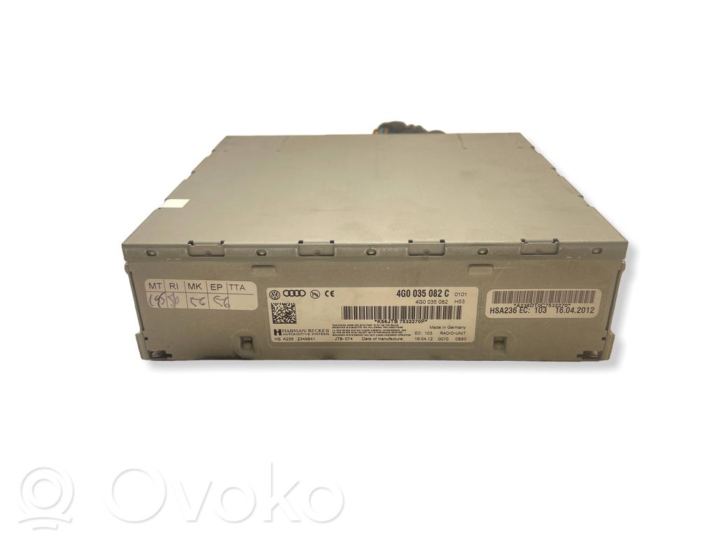 Audi A6 S6 C7 4G GPS navigation control unit/module 