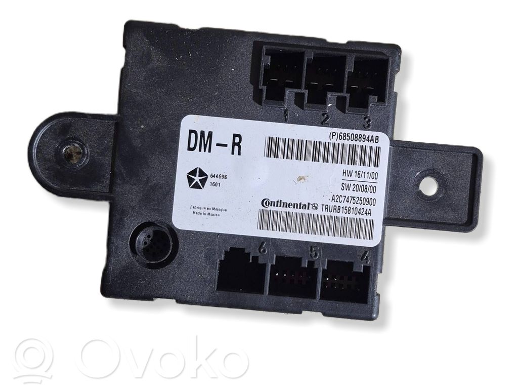 Chrysler Pacifica Sliding door control unit/module 