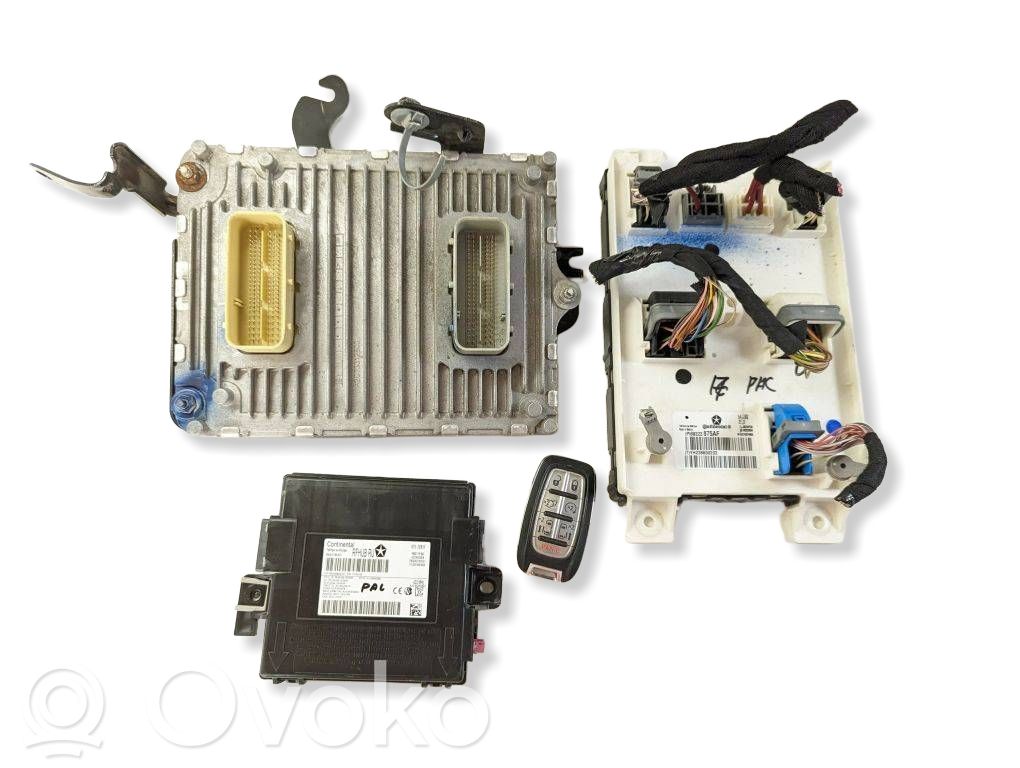 Engine ECU kit and lock set   P68352651AA,P68222875AF,P68217818AE