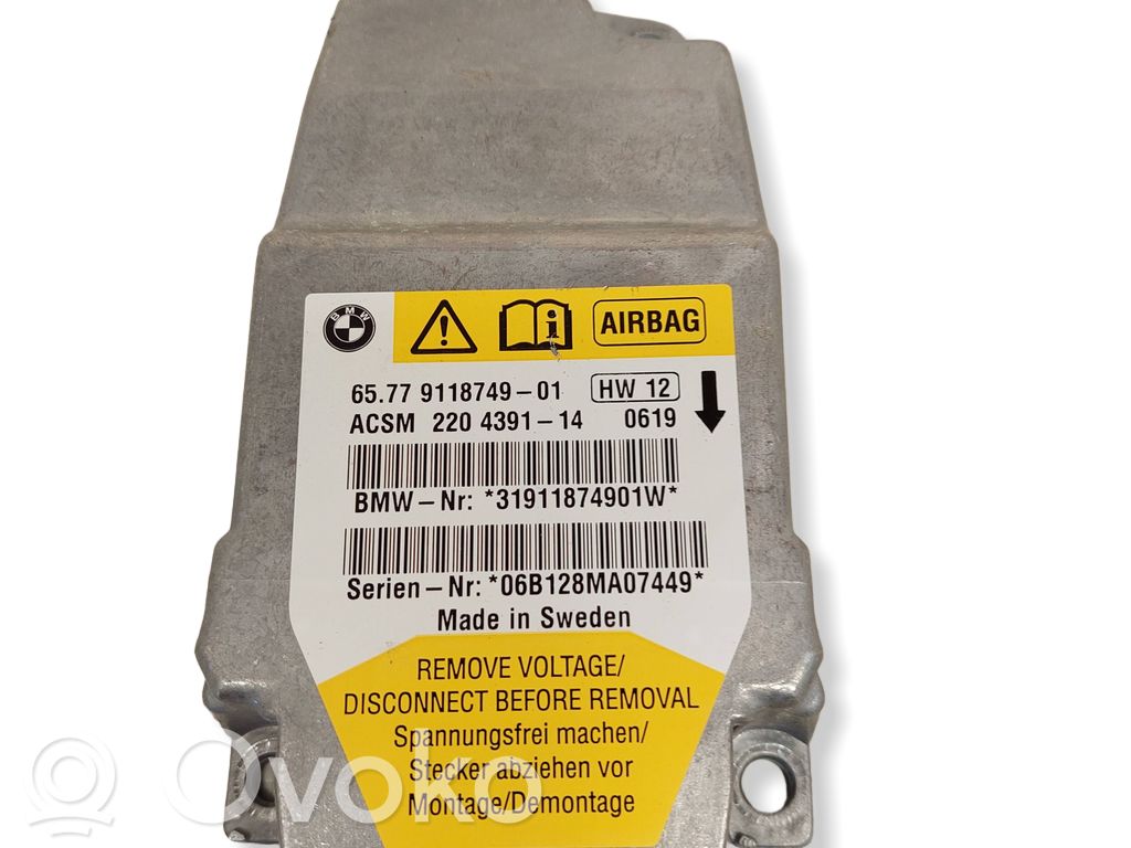 BMW 5 E60 E61 Airbag control unit/module 