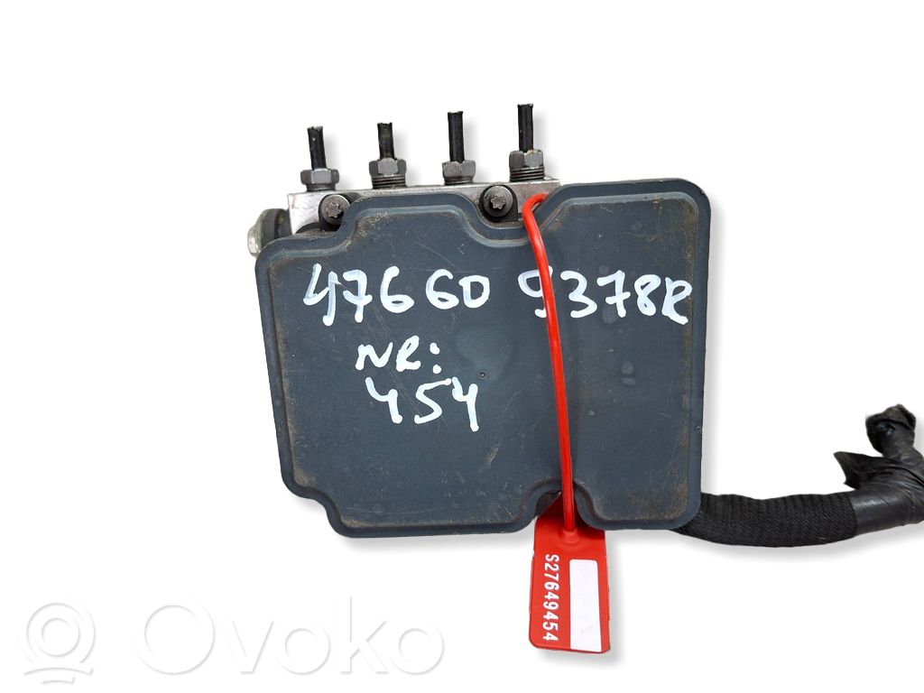 ABS control unit/module   S27649454,476609378R,0265956535