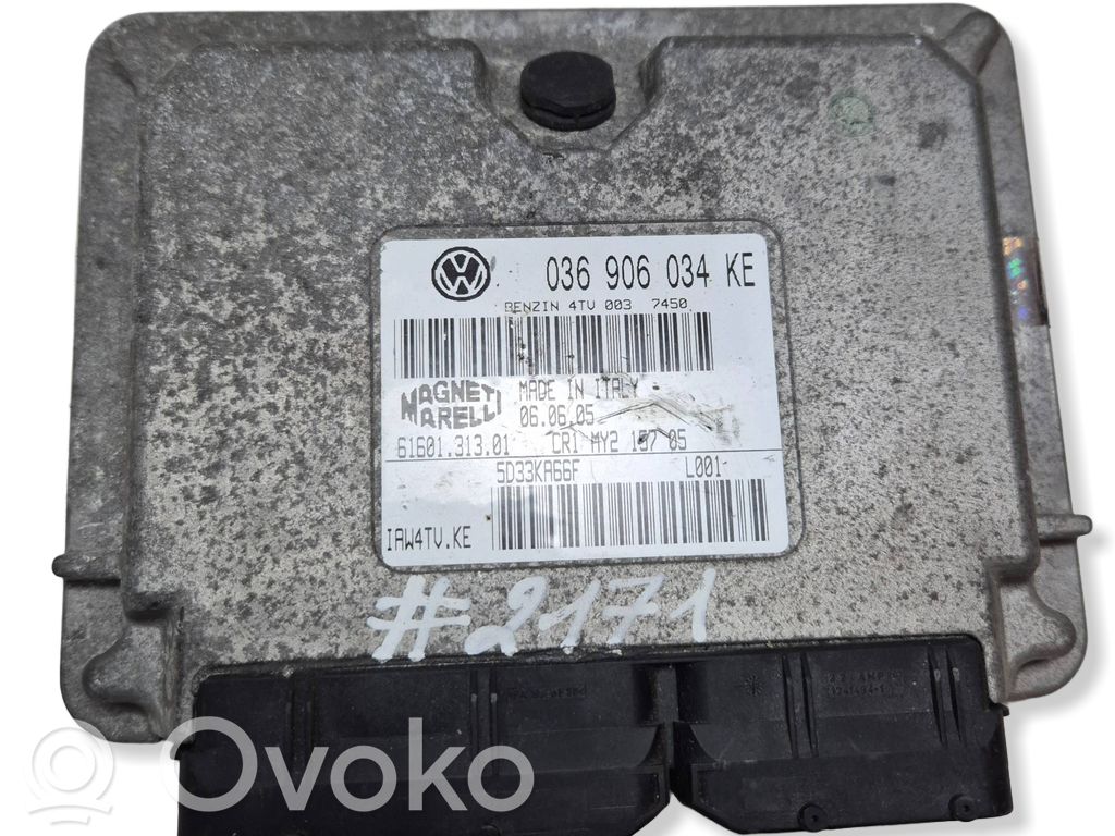 Engine control unit/module   036906034KE,5D33KA66F,6160131301