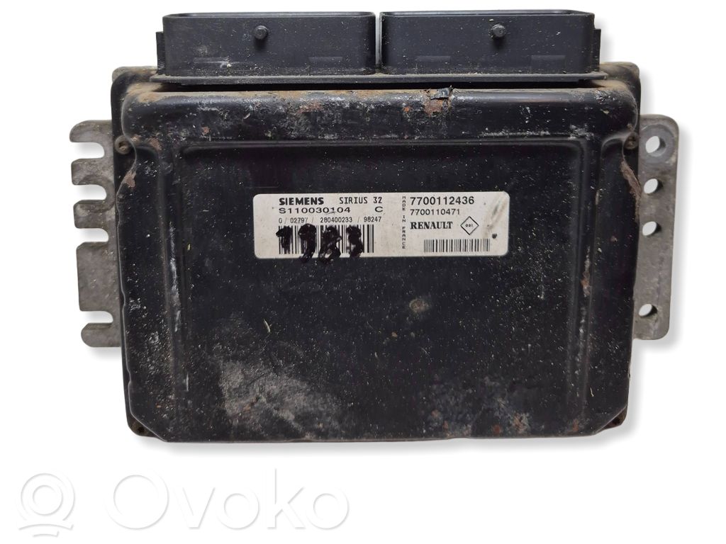 Engine control unit/module   7700112436,S110030104,280400233