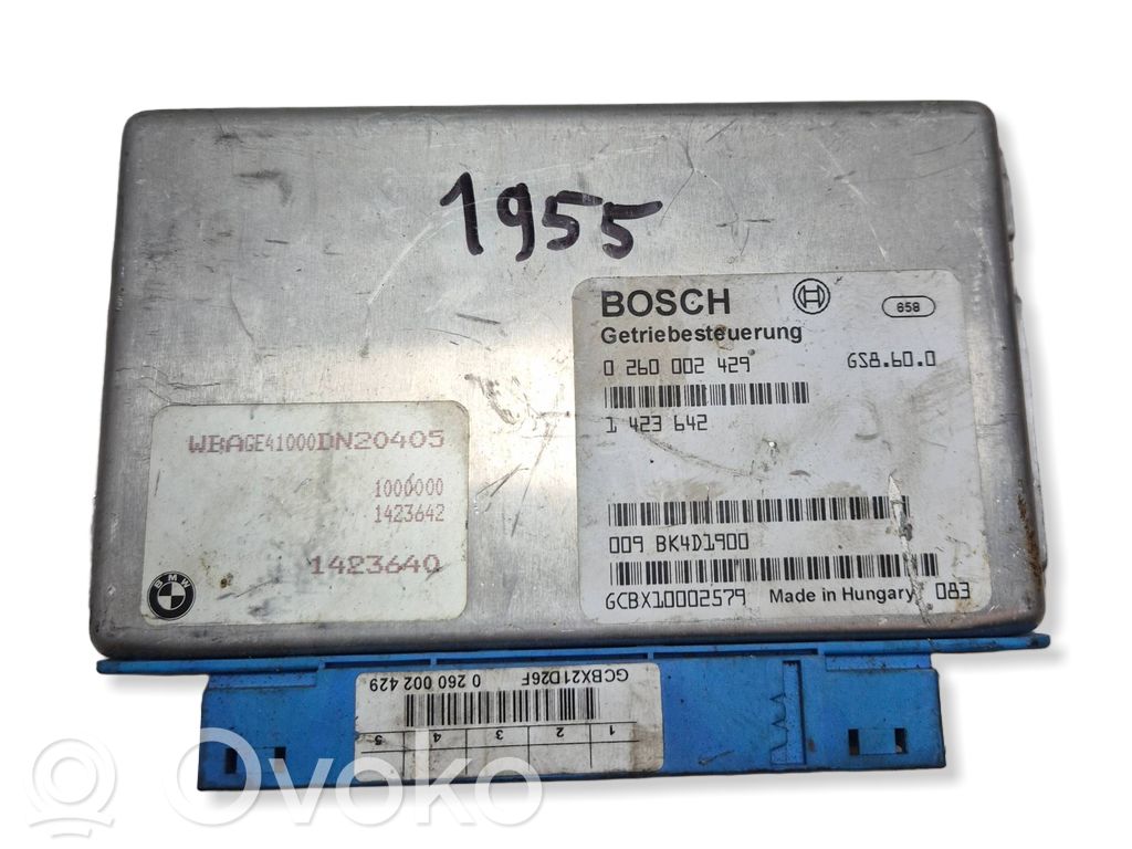 Gearbox control unit/module   0260002429,GCBX10002579,009BK4D1900,1423642