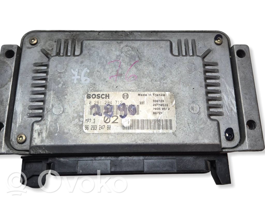 Peugeot 206 Engine control unit/module 