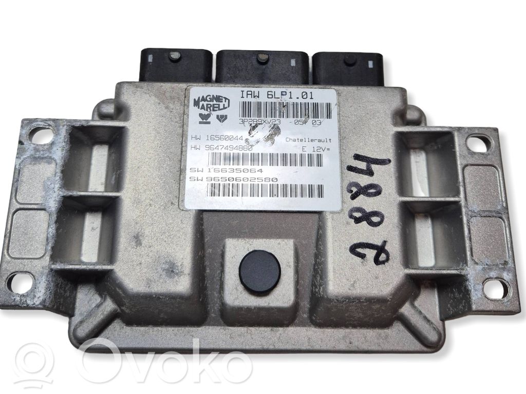 Engine control unit/module   16560044,9647494880,9650602580,16635064