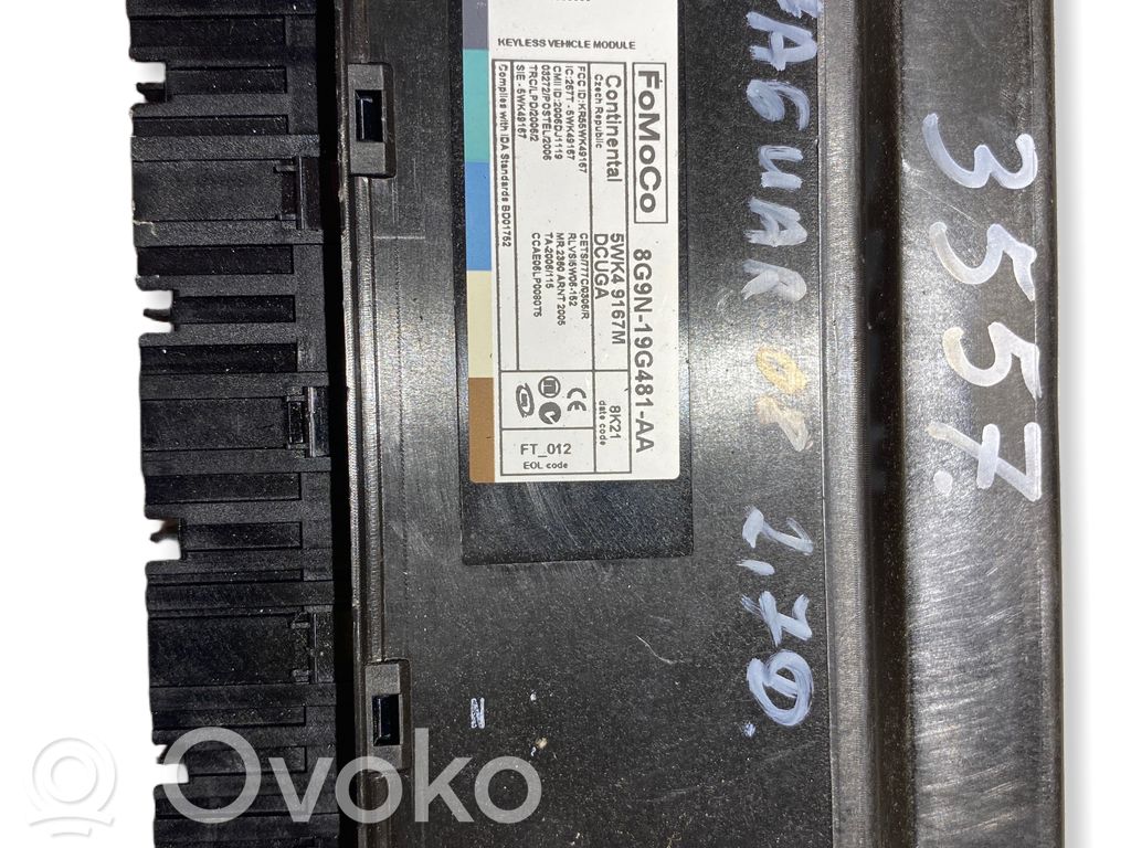 Jaguar XF Centralina/modulo keyless go 
