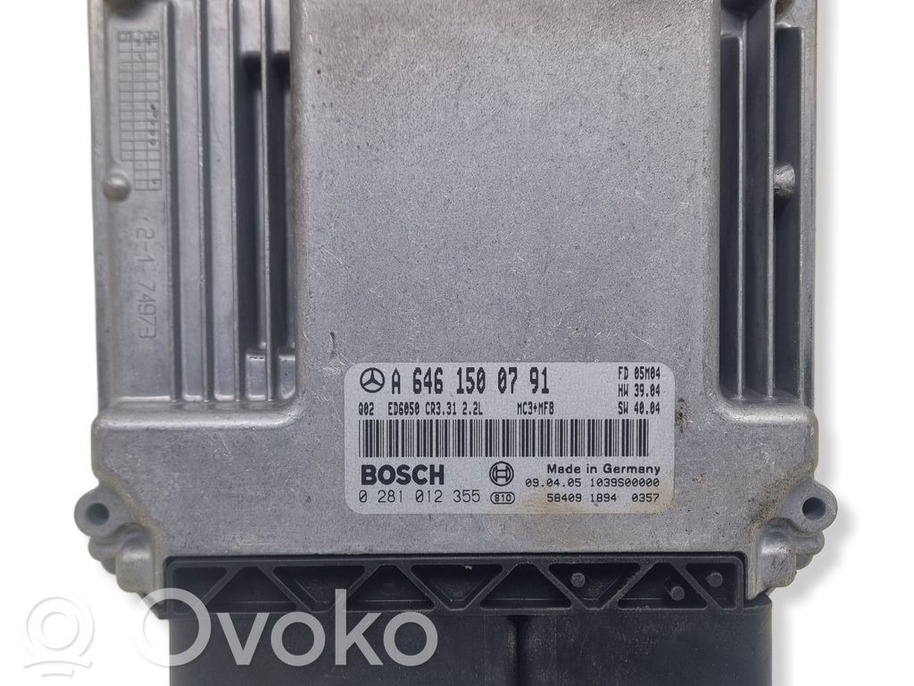 Mercedes-Benz Vito Viano W639 Sterownik / Moduł ECU 