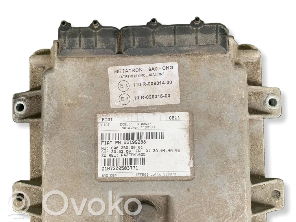 Engine control unit/module   55199288,6A03B00001,10R02601500