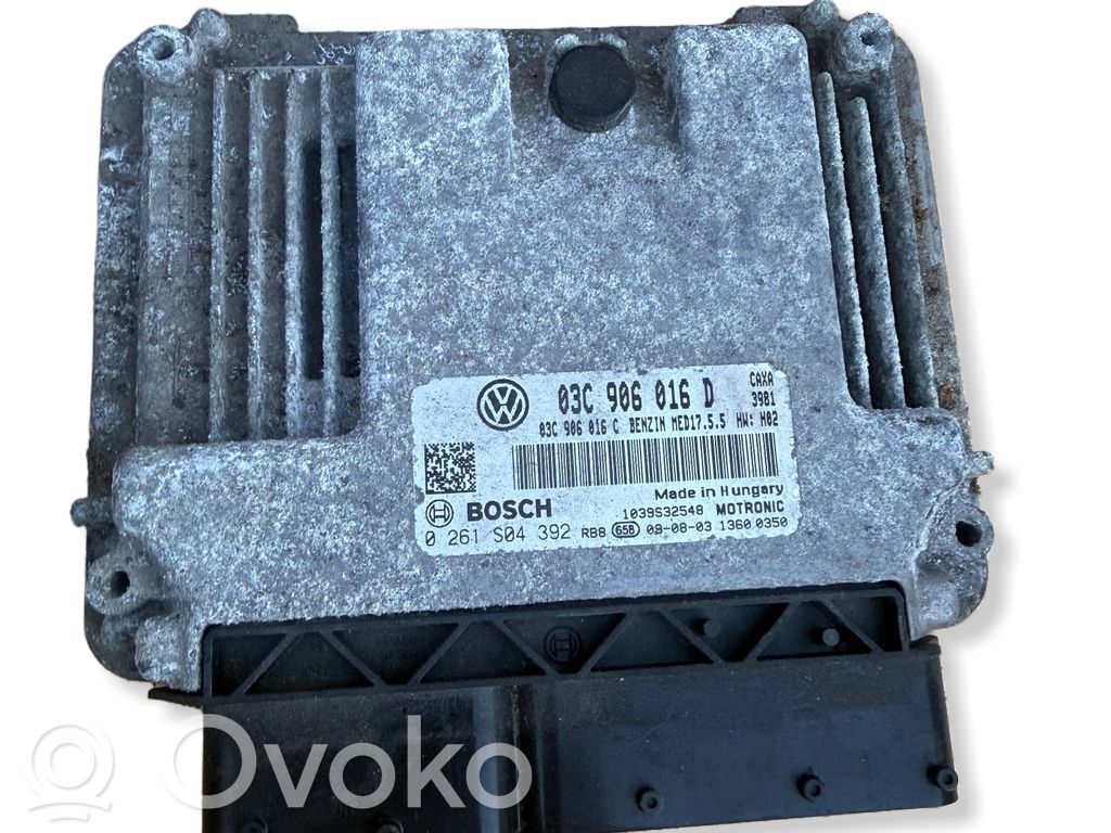 Skoda Superb B6 (3T) Engine control unit/module 