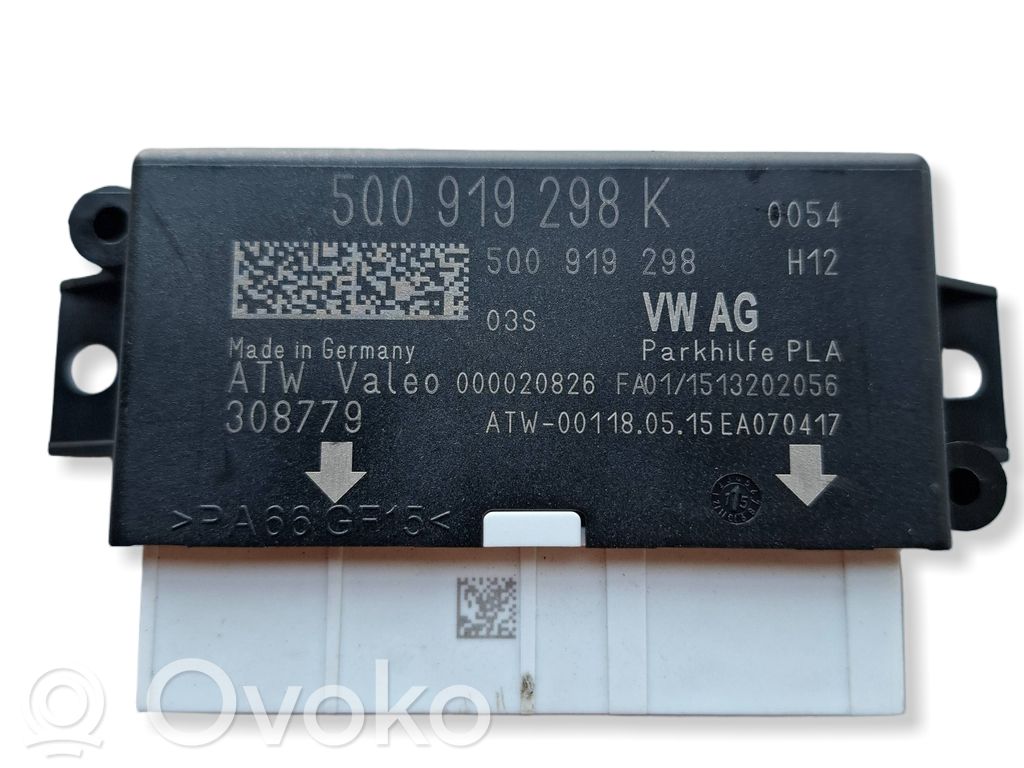 Volkswagen Golf VII Centralina/modulo sensori di parcheggio PDC 