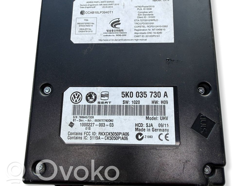 Volkswagen Golf VI Bluetooth control unit module 