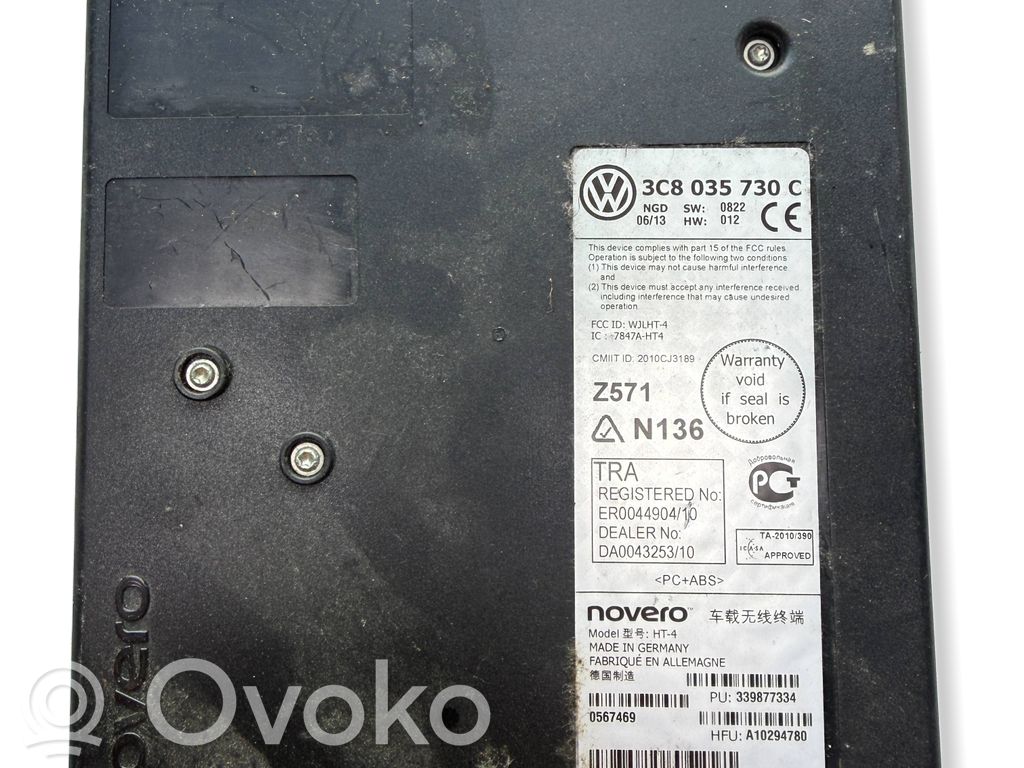 Volkswagen PASSAT B7 Bluetooth control unit module 