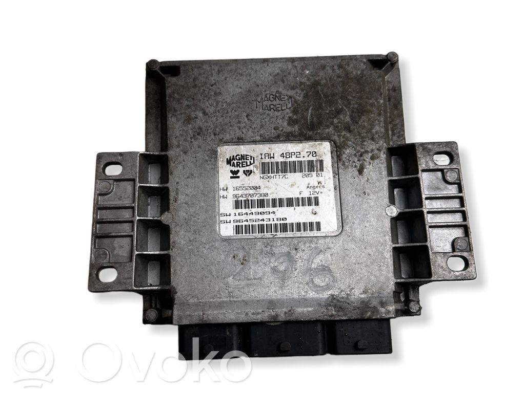 Peugeot 206 Engine control unit/module 