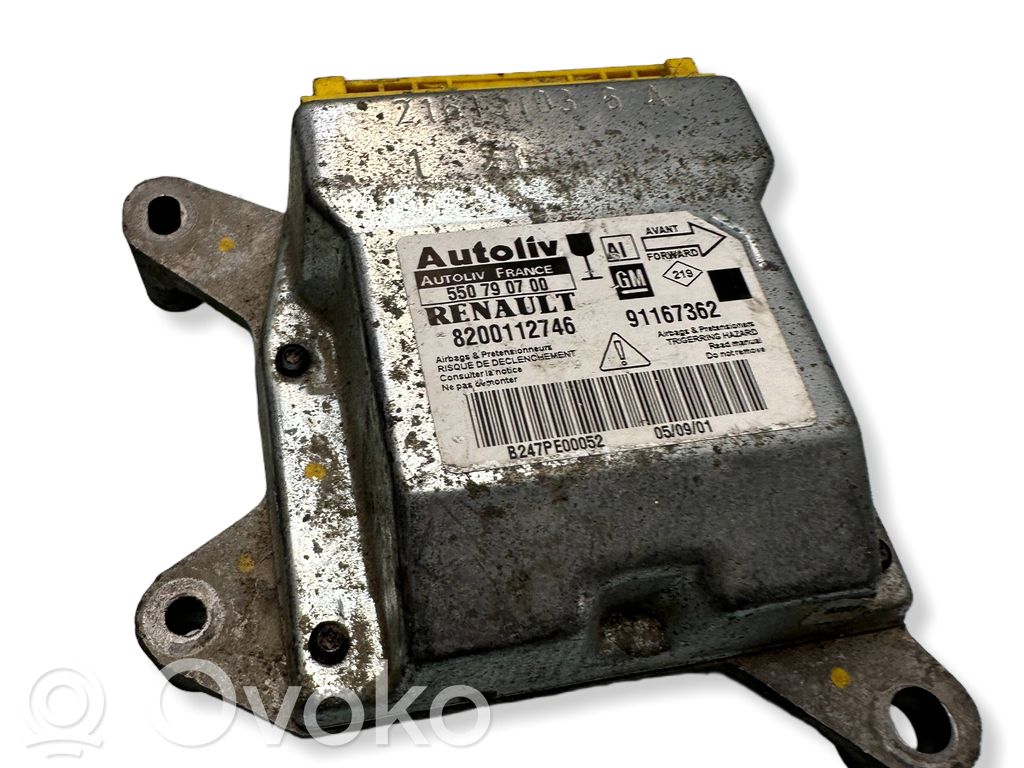 Opel Vivaro Unitate/modul de comandă airbaguri 