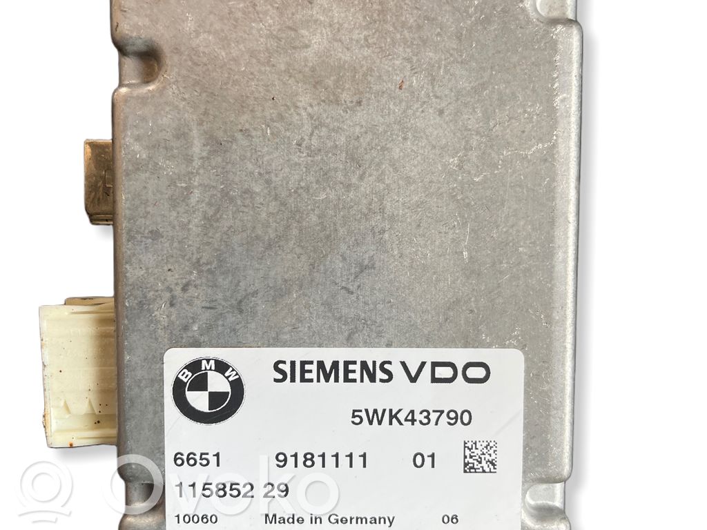BMW 5 E60 E61 Module de contrôle caméra arrière 