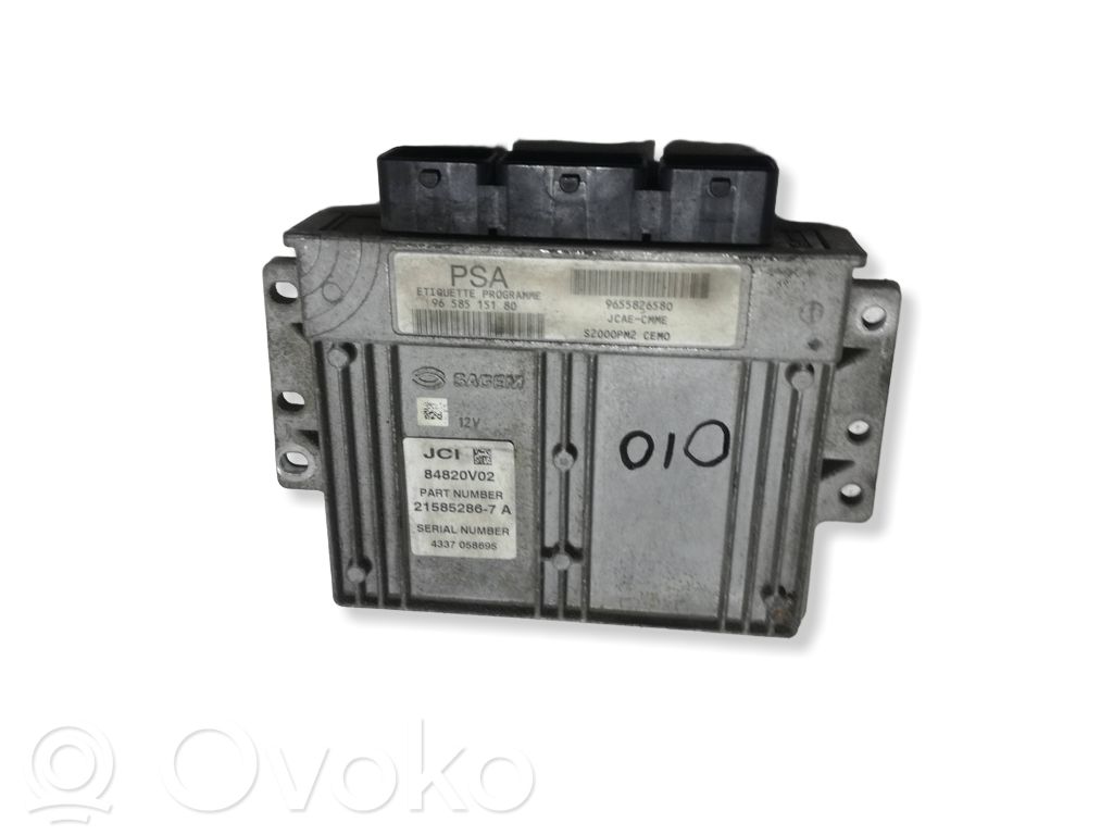 Citroen Xsara Picasso Komputer / Sterownik ECU silnika 