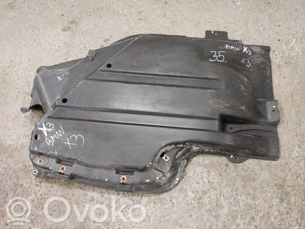 BMW X3 E83 Fuel tank bottom protection 