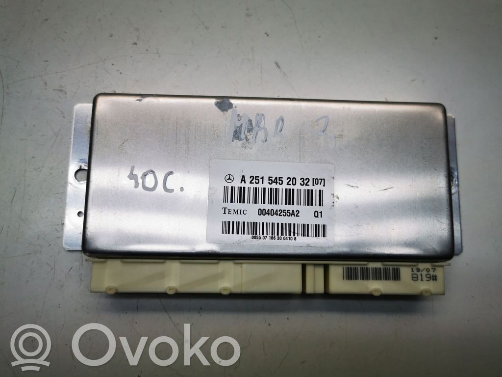 Mercedes-Benz R W251 Module de commande suspension 