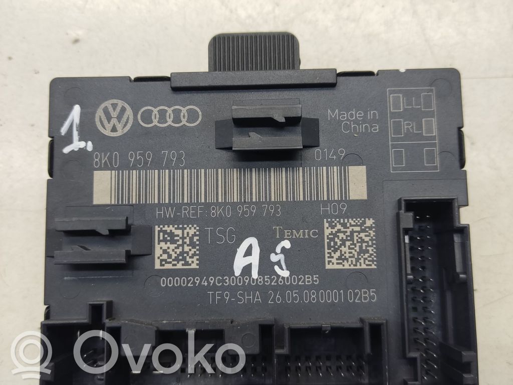 Unité de commande module de porte   8K0959793