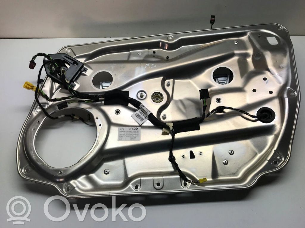 Mercedes-Benz C W204 Mechanizm podnoszenia szyby przedniej bez silnika 