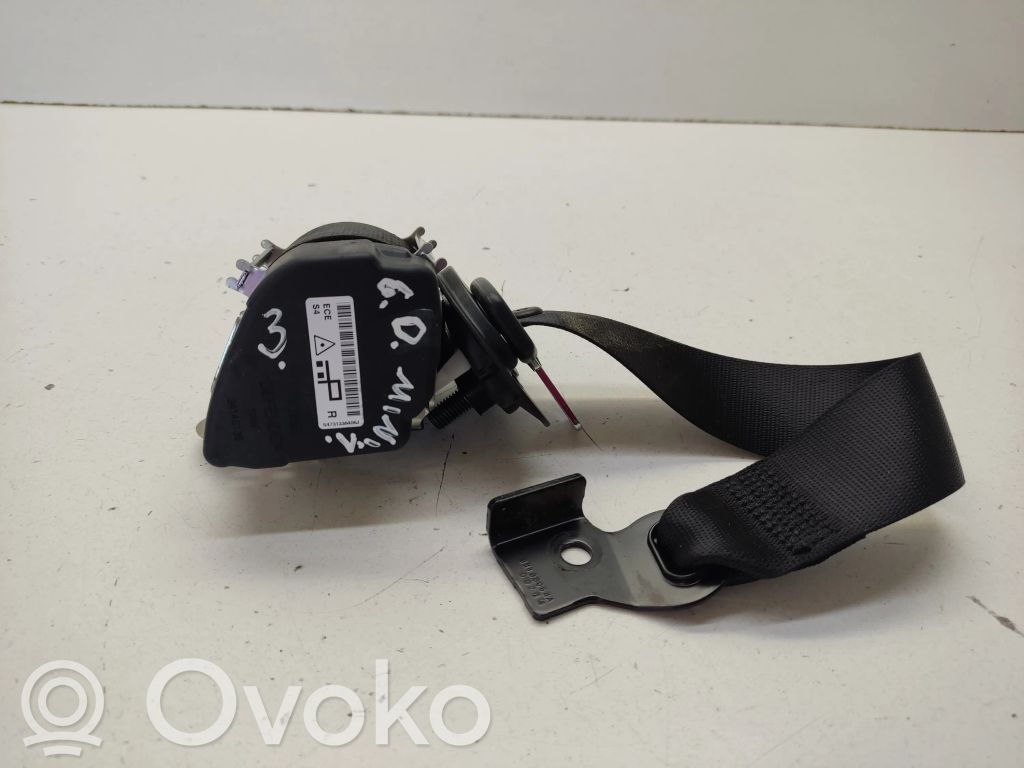 Mini One - Cooper F56 F55 Pas bezpieczeństwa fotela tylnego 