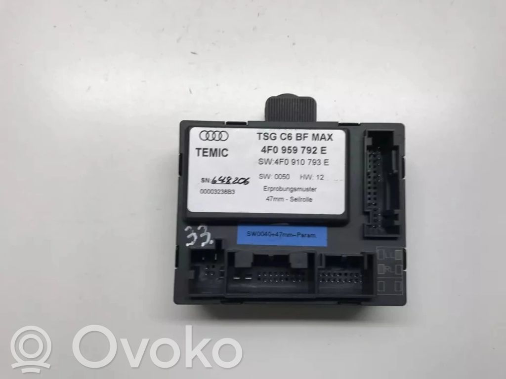Audi A6 S6 C6 4F Door control unit/module 