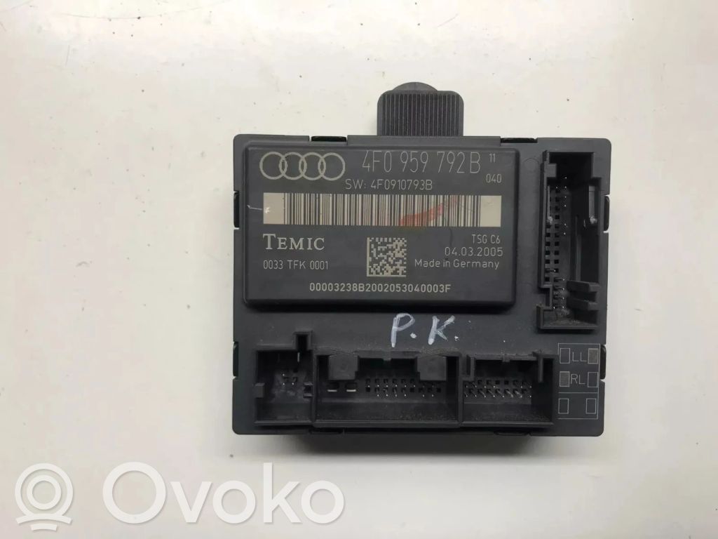 Audi A6 S6 C6 4F Door control unit/module 