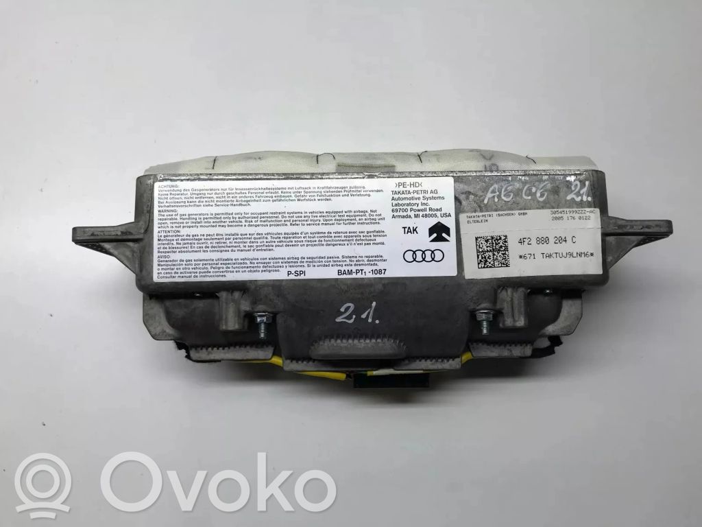 Audi A6 S6 C6 4F Poduszka powietrzna Airbag pasażera 
