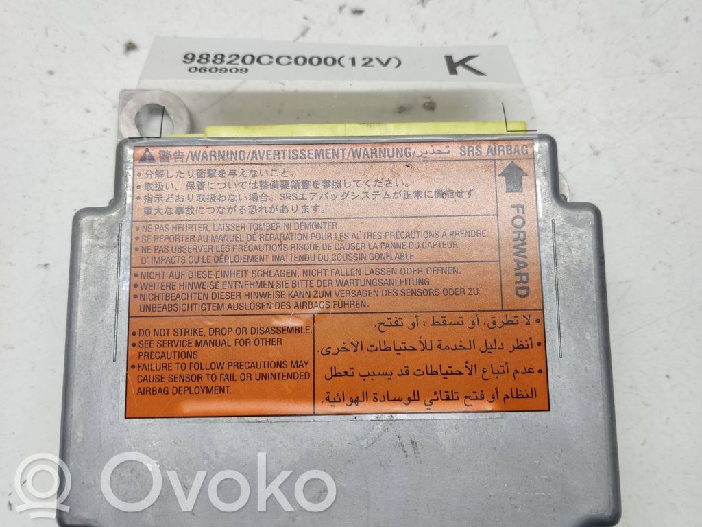 Nissan Murano Z50 Airbag control unit/module 