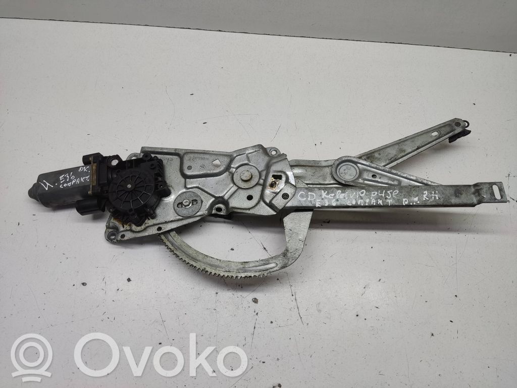 BMW 3 E36 Regulador de puerta delantera con motor 